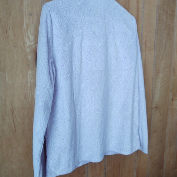 Adonna sleepwear pajama shirt long sleeve purple 🟣 size 2X - Picture 9 of 10